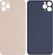 Apple Iphone 11 Pro Max Back Glass Enlarged Camera Frame Gold Compatible