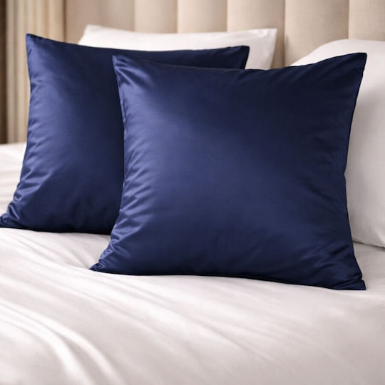 First Choice Σετ Μαξιλαροθήκες Blue 70x70εκ.