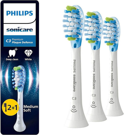 Philips Sonicare C3 Premium Plaque Defence Ανταλλακτικά για HX9043/87 3τμχ