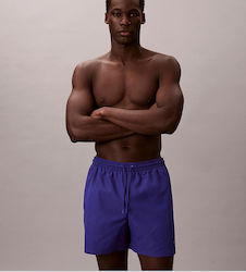 Calvin Klein Medium Drawstring Men's Swimwear Shorts Blue River Fog