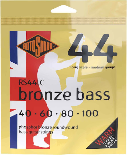 Rotosound Set of Bronze Bass Strings 40 - 100