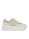 Women's Sneakers Beige / Gold