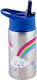 Stephen Joseph Kids Water Bottle Stainless Steel Gray