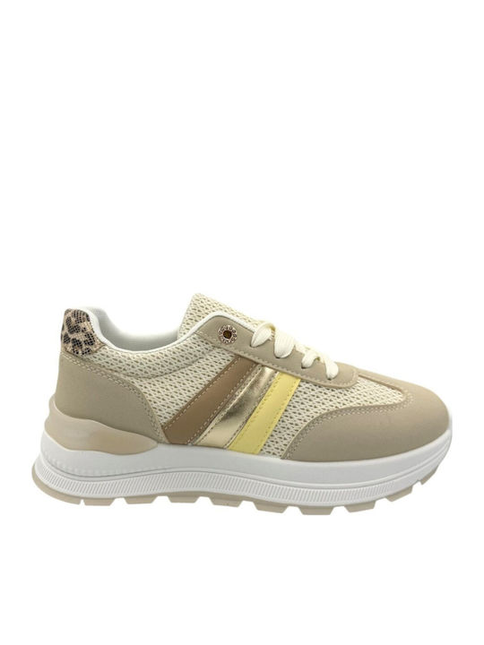 Plato Γυναικεία Ανατομικά Sneakers Μπεζ