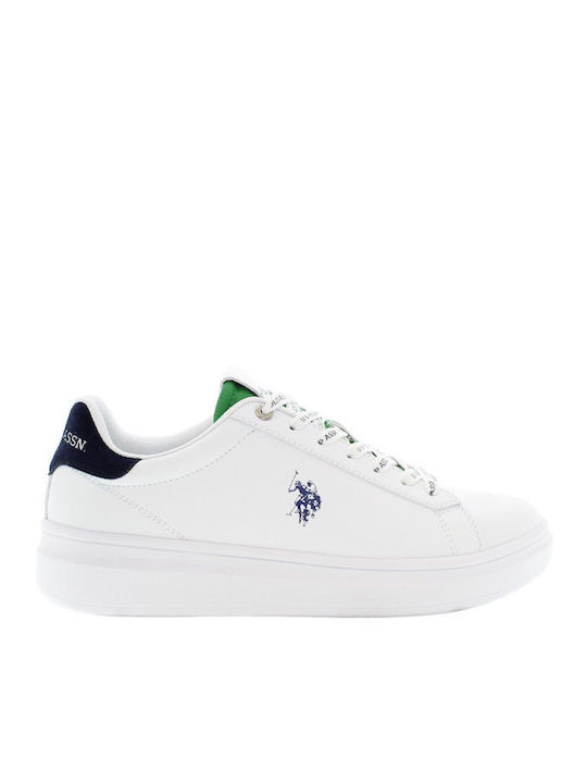 U.S. Polo Assn. Assn Ανδρικά Sneakers Λευκά