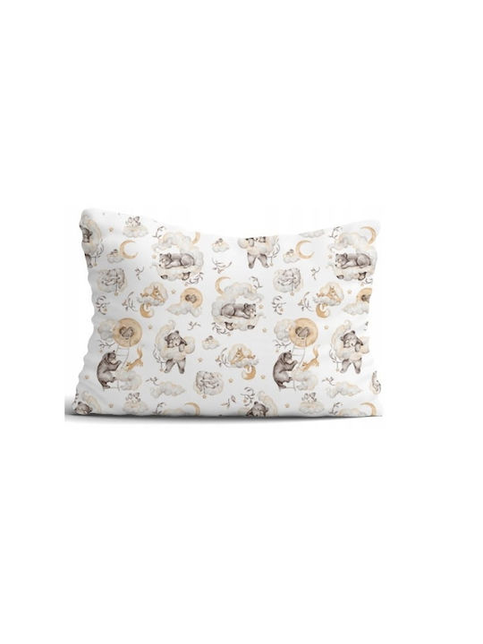 BabyMam Παιδική Μαξιλαροθήκη από 100% Βαμβάκι 40x60εκ. Beige