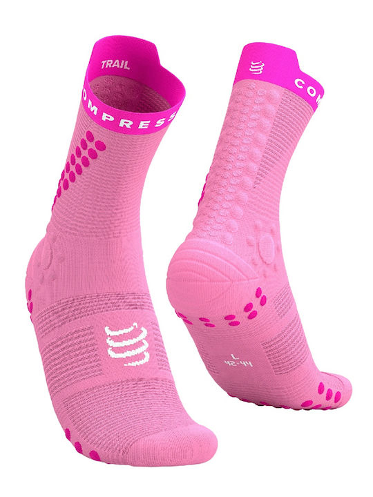 Compressport Racing Trekking Κάλτσες Ροζ 1 Ζεύγος