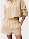 Calvin Klein Winter Cotton Women's Shorts Pajamas Yellow LV00QS7604 W5W