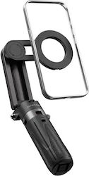 Mageasy Freelens Portable Magsafe Selfie Stick Tripod Black