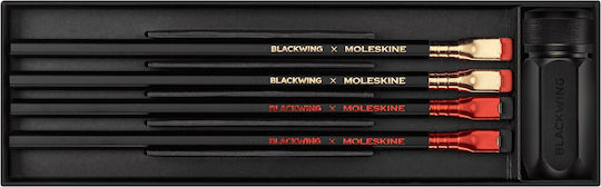 Palomino Blackwing X Moleskine Pencils Sharpener Set 8056999270056