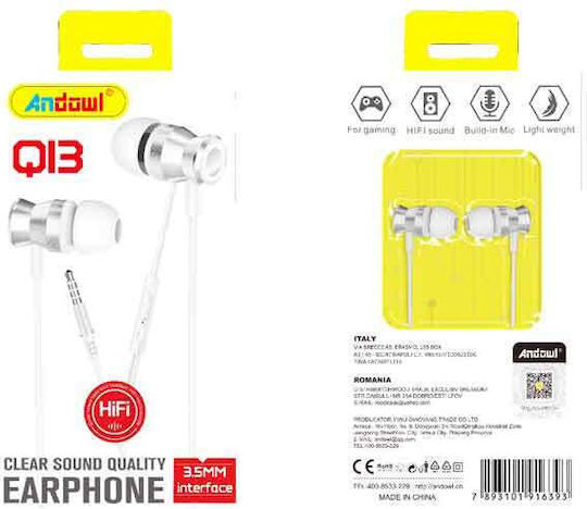 Andowl Wired Earphones Aux 3.5mm Q13 Earphone