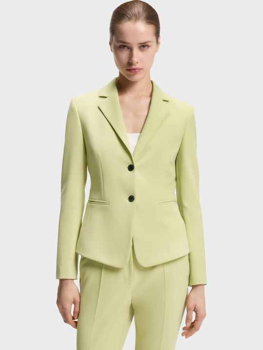 Hugo Women's Blazer Yellow Green