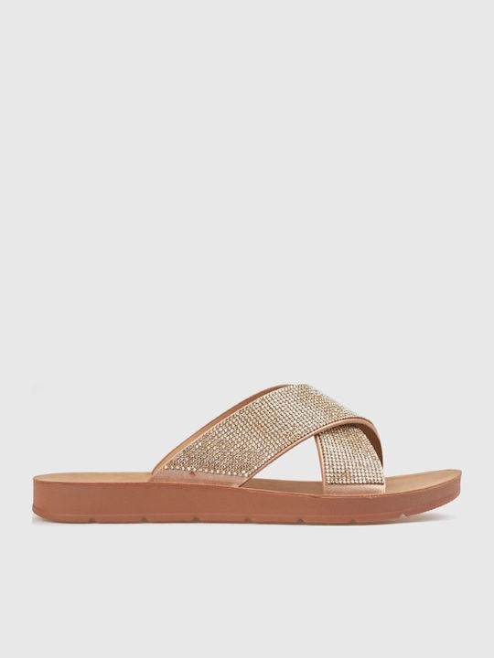 Verde Sandale Casual Damă Aurii