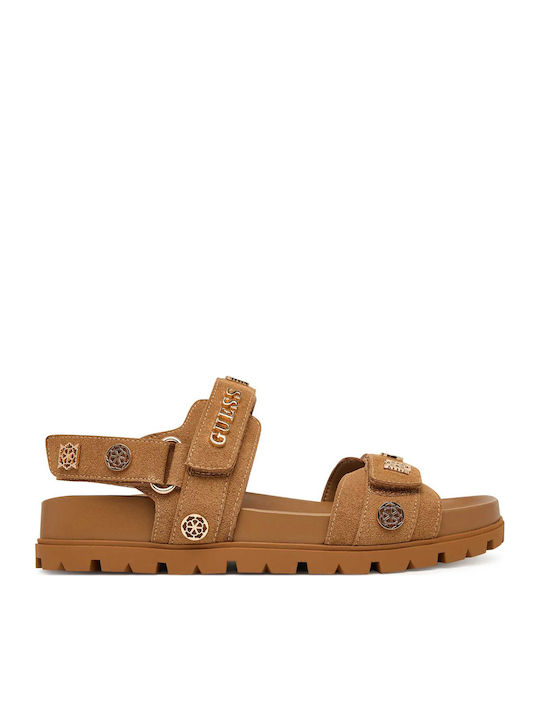 Guess Σανδάλια Καφέ