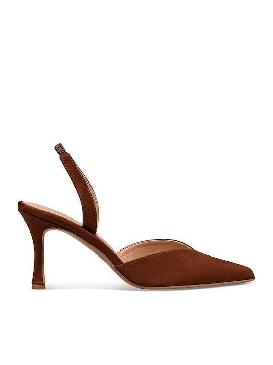 Envie Shoes Обувки на Ток със Стелето Кафяв