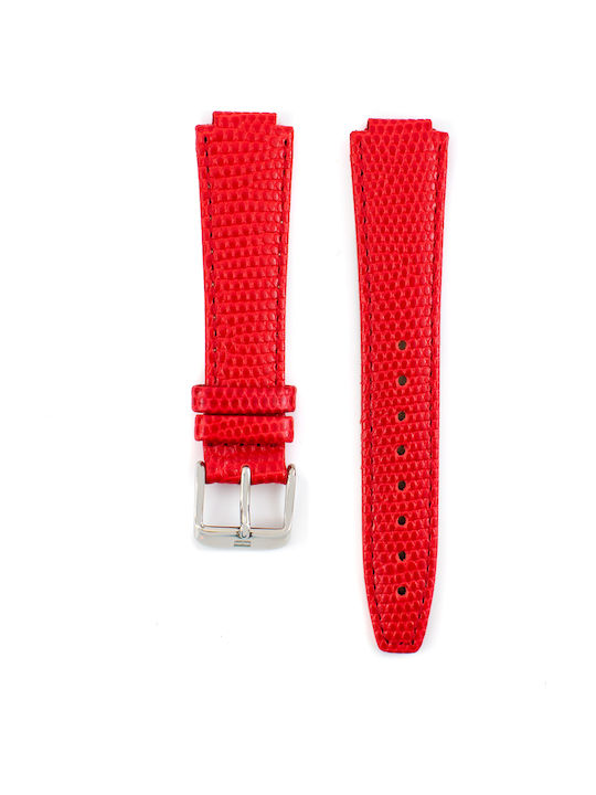 Tommy Hilfiger 679300530 Lederriemen Rot 12mm