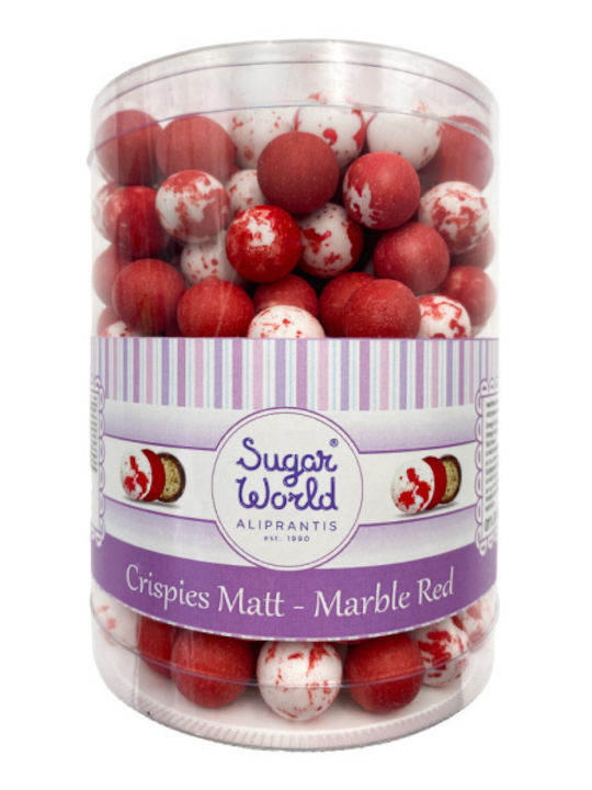 Sugarworld Хрупкави Шоколадови Бонбони в Кръгла Червена Форма