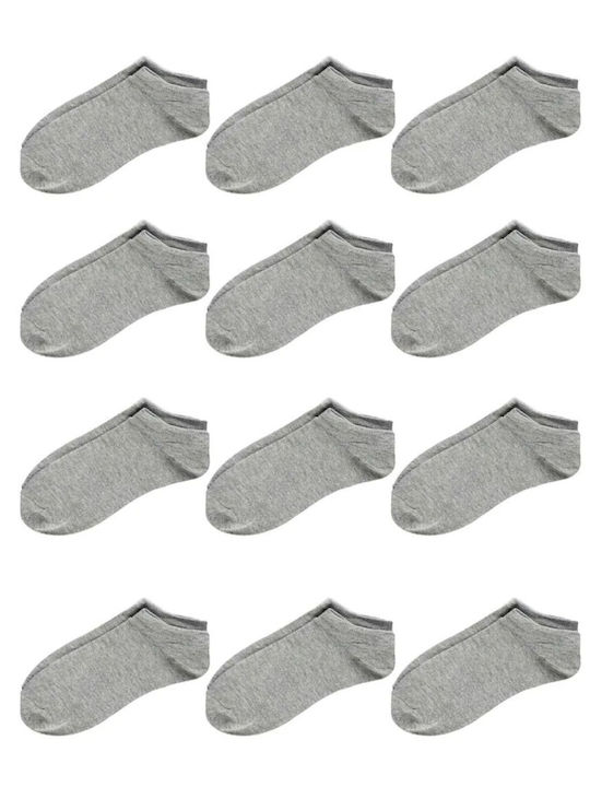 Primo Wear Ανδρικές Κάλτσες Γκρι 12Pack