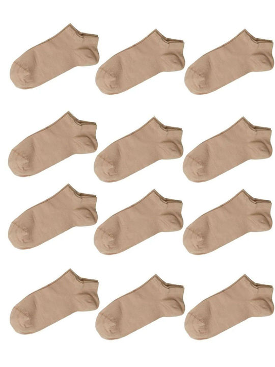 Primo Wear Γυναικείες Κάλτσες Μπεζ 12Pack