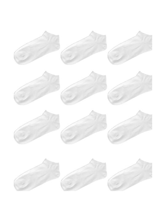 Primo Wear Șosete Pentru Femei Albe 12Pack Primo Wear Șosete Pentru Femei Albe 12Pack