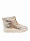 Anatomic Kids Ankle Boots with Zipper Gold