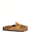 Pantofi Mules Dama Flat Maro