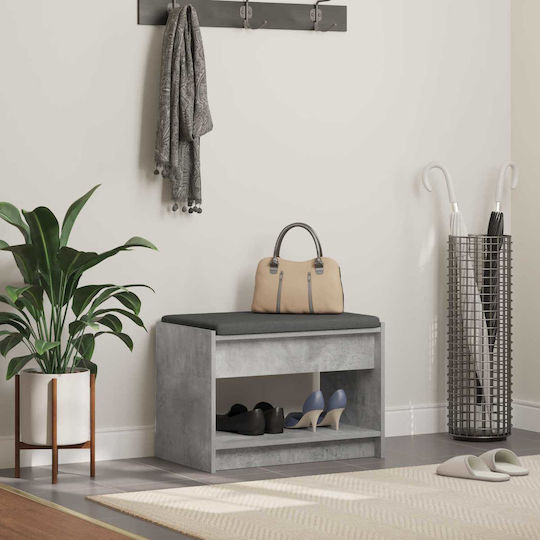 Mobilier Hol cu Bancă Gri 63x38x45cm
