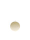 Iliadis Decorative Ball Candle Beige 10cm 2 Pieces 36977