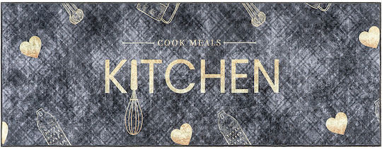 Beauty Home Χαλάκι Κουζίνας Διάδρομος 60x160cm Μαύρο Beauty Home Χαλάκι Κουζίνας Διάδρομος 60x160cm Μαύρο