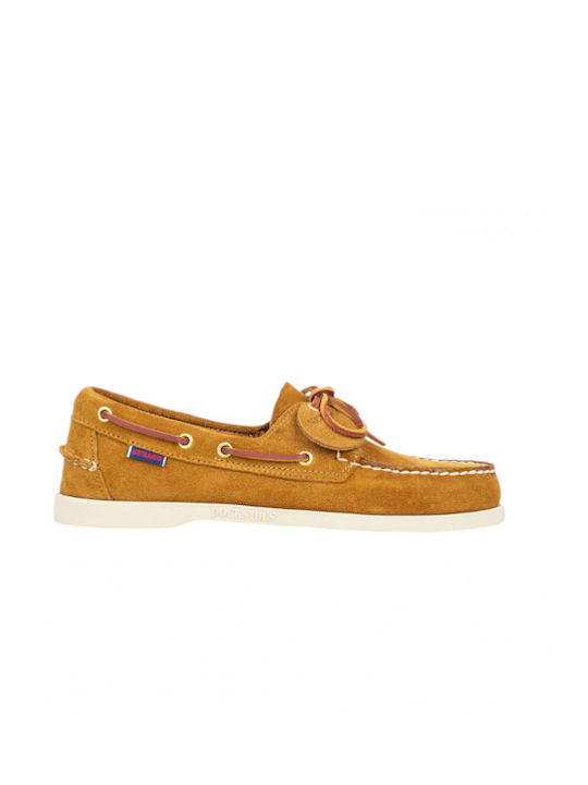 Sebago Men's Boat Shoes in Yellow Colour