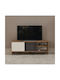 SteweHome Καρυδί TV-Ständer Mit Schiebetür 140x40x35cm