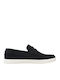 Suede Men's Moccasins in Blue Colour