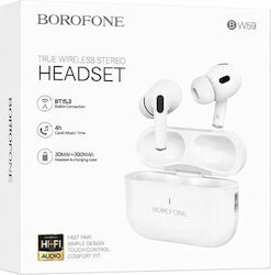 Borofone BW59 In-ear Λευκά