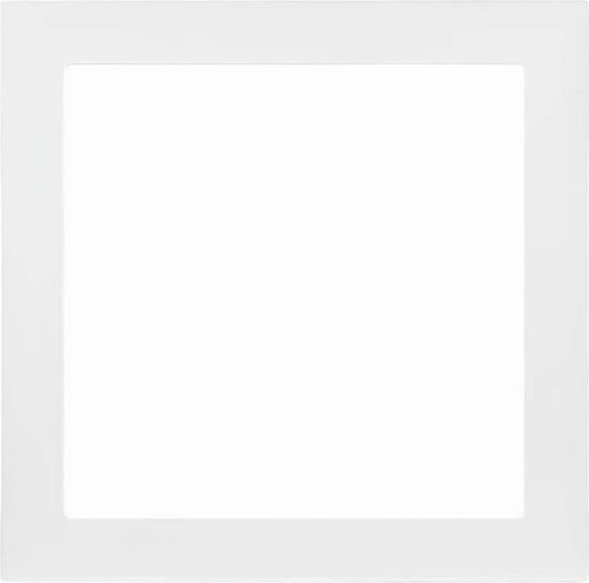 Avizar Square Led Panel 25w 29.2x29.2cm Recessed Ceiling Mount Extra Flat Design White