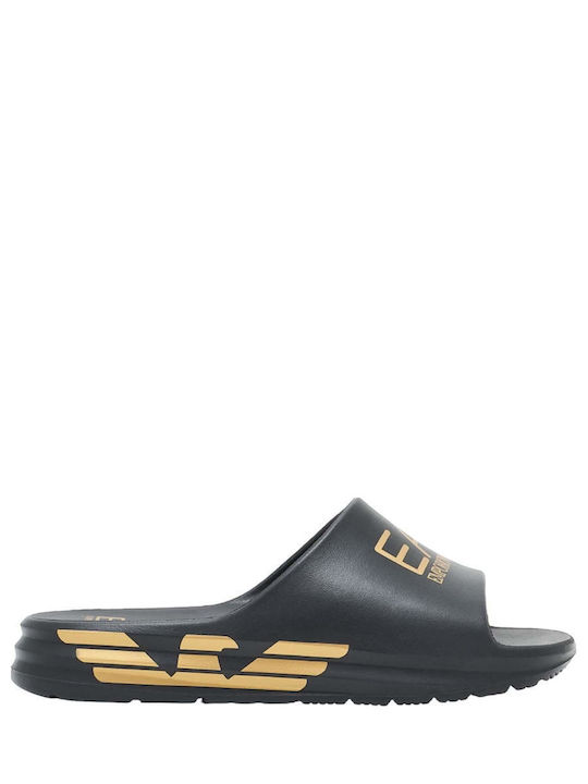 Men's Black Slides
