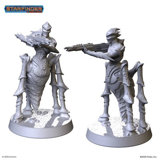 Starfinder Miniaturen Formian Krieger Alt En