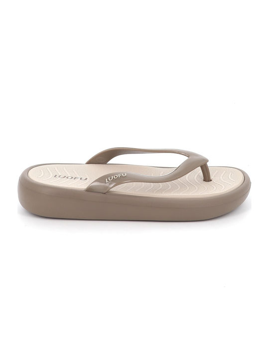 Parex Parex Damen Zehentrenner in Beige Farbe