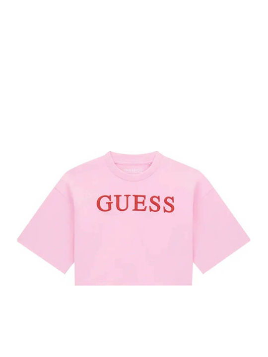 Guess Crop Top Ροζ