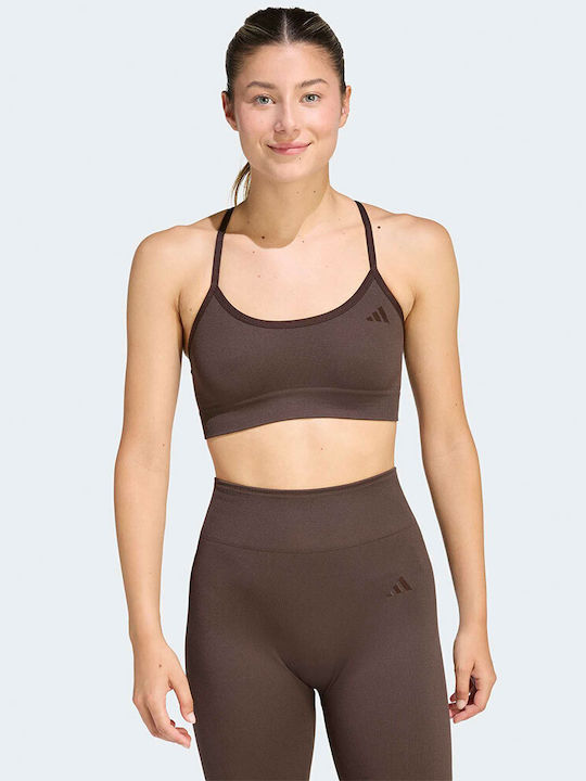 adidas Essentials Γυναικείο Μπουστάκι Καφέ