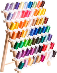 Set Fire De Broderie 63 Bobine 500 M Culori Brother
