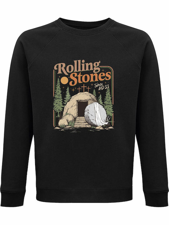 Sweatshirt Organic Unisex " Rolling Stones Funn...