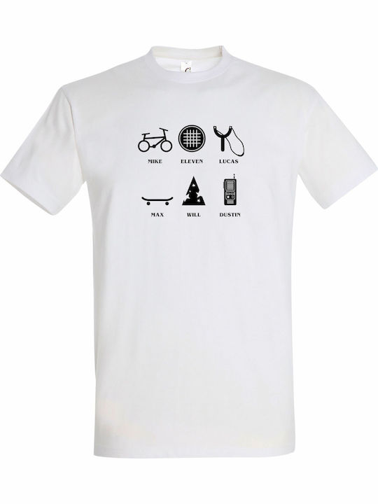 T-shirt Unisex " Stranger Things Gang Elements ...