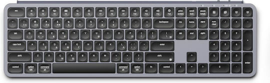 B6 Pro Wireless Bluetooth Keyboard Greek Gray