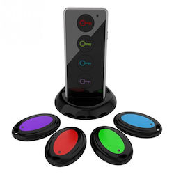 Anti-loss Device Alista Home 4 Receivers Remote Control 120 Db Transmitter Flashlight Multicolor Anti-loss Device Alista Home 4 Receivers Remote Control 120 Db Transmitter Flashlight Multicolor