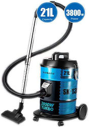 Sokany Turbo Wet-Dry Vacuum 3800W 21L