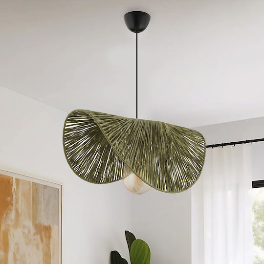 Megapap Taco Deckenleuchte Grün mit Lampenbirnensockel E27 51x36x55cm