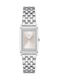 Lacoste Womens Battery Watch With Silver Metal Bracelet