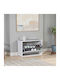 Dulap Pentru Pantofi Din Lemn Step 60x30x42cm
