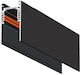 Ραγα Μαγνητικη 48v Standard 3 Μετρη + Dust Proof + Ταπα Μαυρη Universe 2-u016650