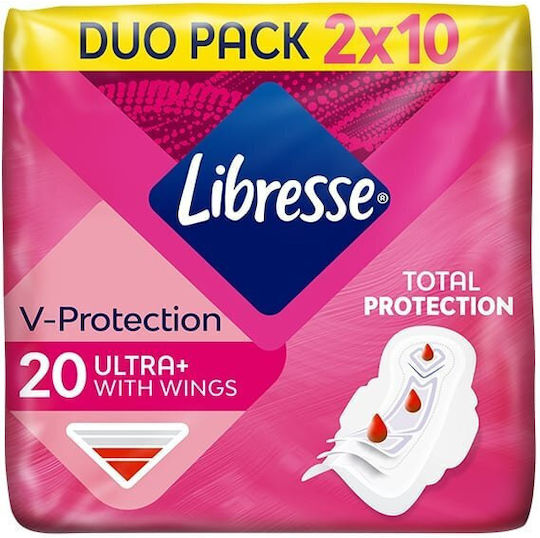 Libresse Ultra Thin Normal Panty Liners with Wings Double Pack 2x10pcs